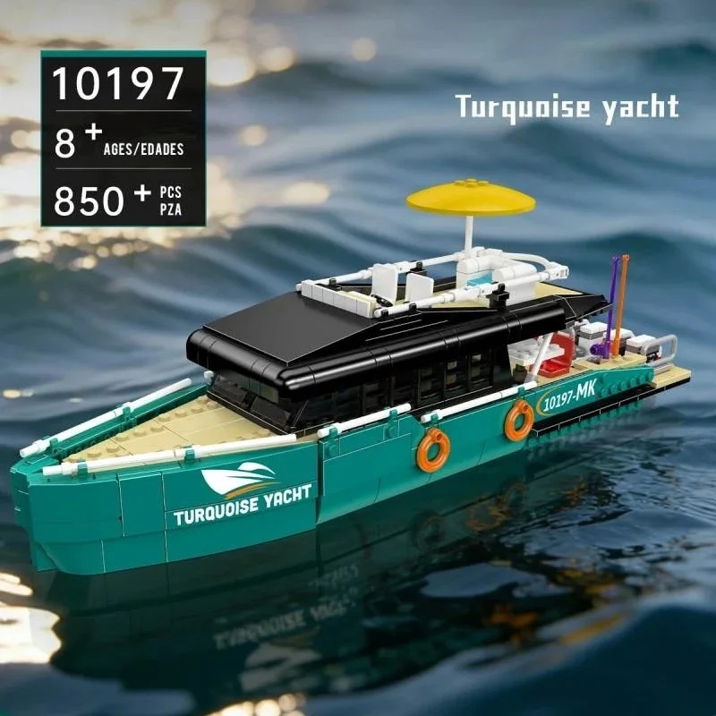 ชุดตัวต่อเรือยอชต์หรูสีเทอร์คว - Model Kit Yacht บทวิจารณ์และราคา