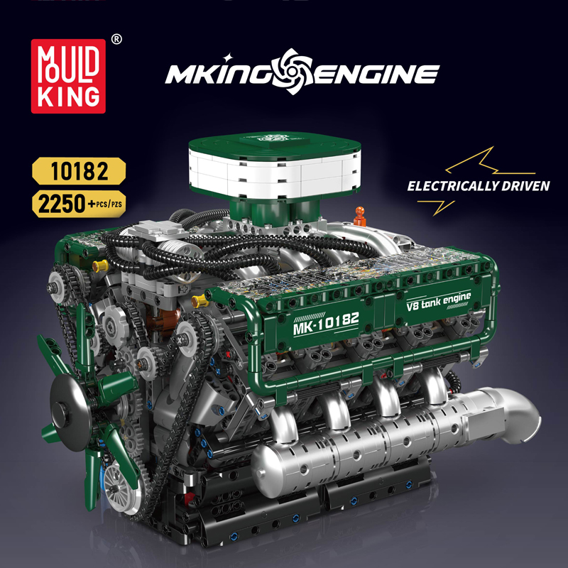 Mould King 10182 ชุดของเล่นเคร - Model Kit Engine บทวิจารณ์และราคา